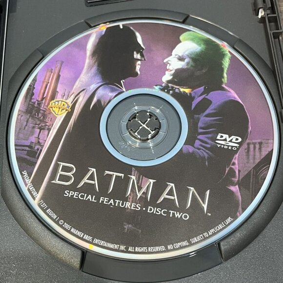 89 Tim Burton Batman Movie Two-Disk Special Edition DVD 2005 Release Widescreen - Picture 15 of 16